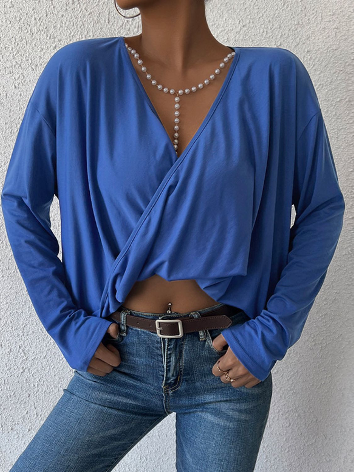 LB | Elegancka i swobodna bluzka zimowa