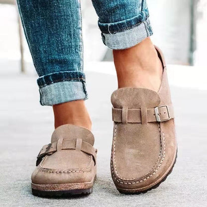 LB | Wsuwane sandały w stylu retro