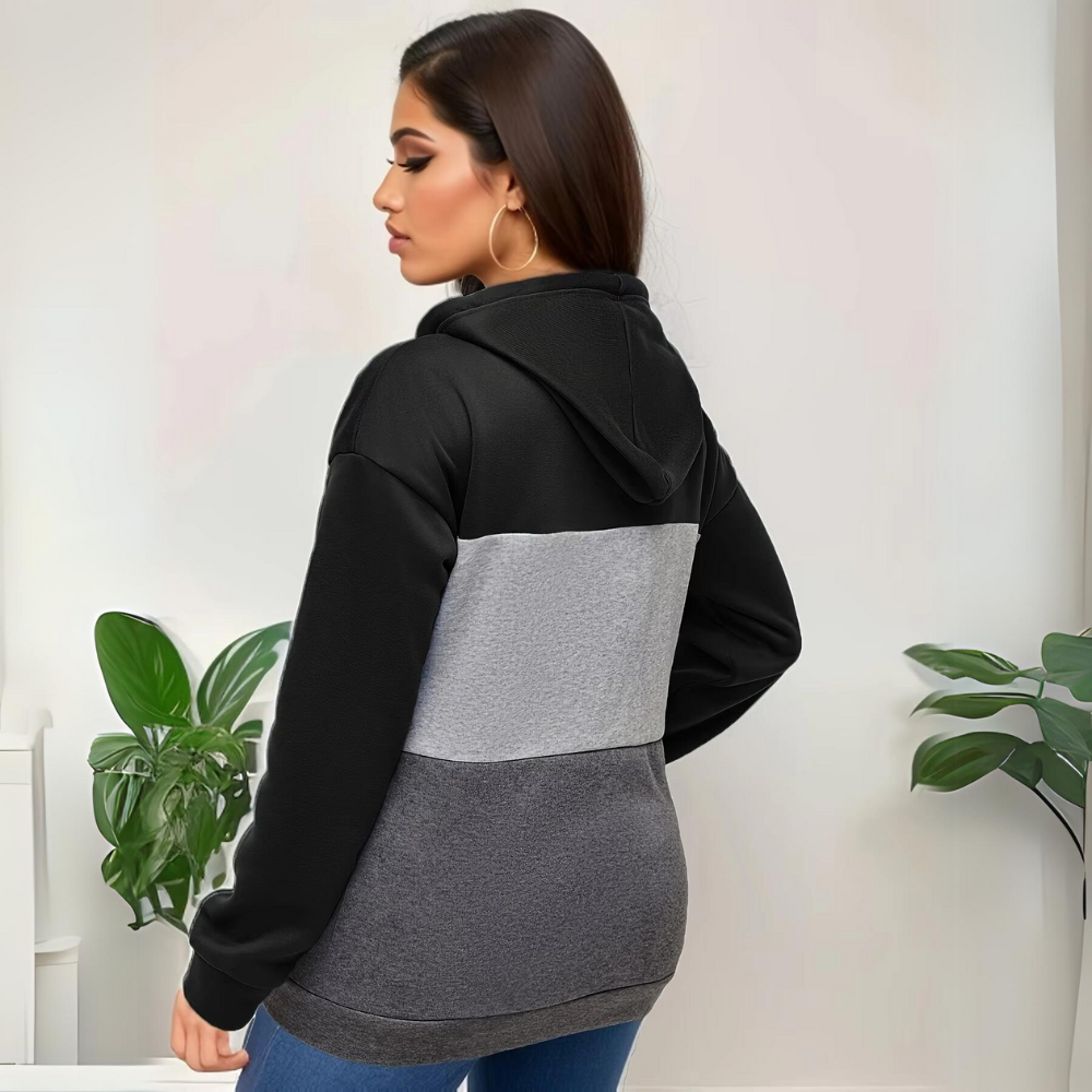 LB | Elegancka i swobodna bluza z kapturem