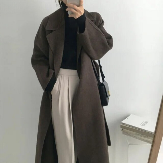 LB | Szykowny płaszcz oversize z wełny