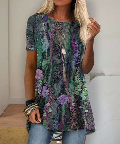 LB | Koszula z nadrukiem inspirowana stylem boho