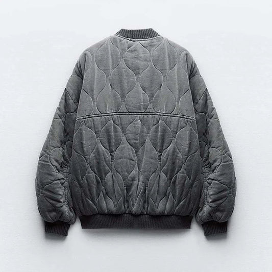 LB | Pikowana kurtka bomber