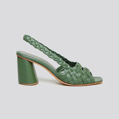 LB | Sandały na wysokim obcasie w stylu vintage