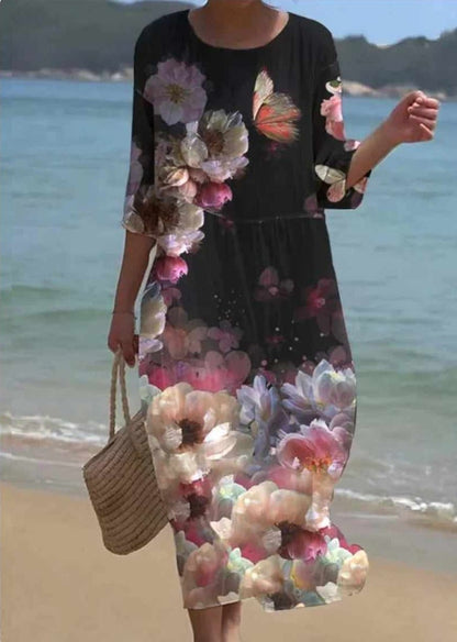 LB | Kwiecista sukienka maxi