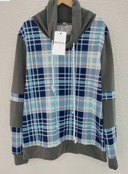LB | Dopasowana i elegancka zimowa bluza z kapturem