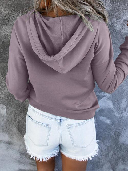 LB | Elegancka i swobodna bluza z kapturem