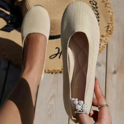LB | Płaskie buty damskie z okrągłą główką