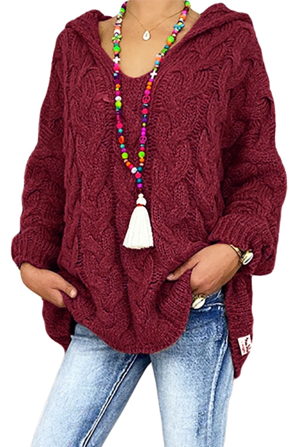 LB | Luźny i stylowy sweter zimowy