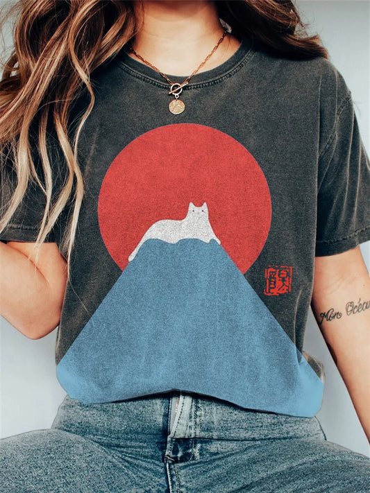 LB | Graficzna koszulka Cat Mountain