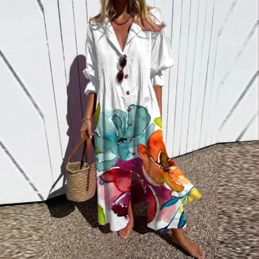 AS | Klasyczna sukienka boho maxi
