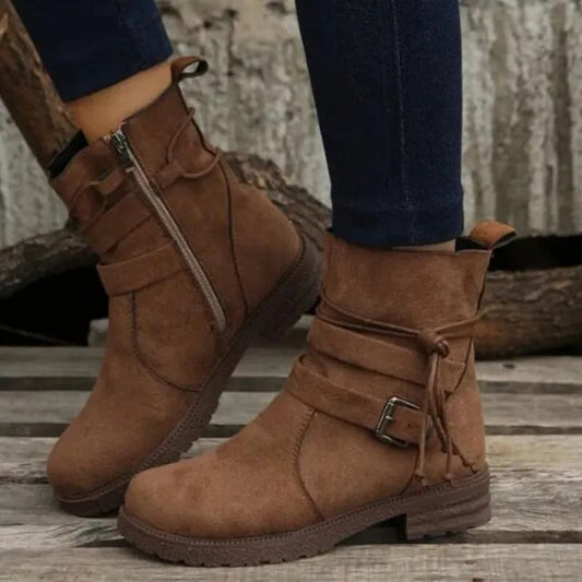 AS | Vintage buty za kostkę z klamrami