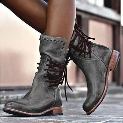 AS | Vintage sznurowane buty bojowe