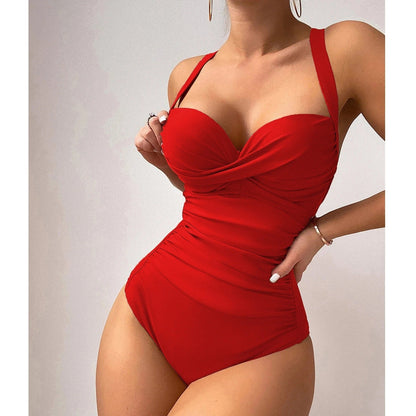 AS | Jednoczęściowe bikini ze skręconym przodem